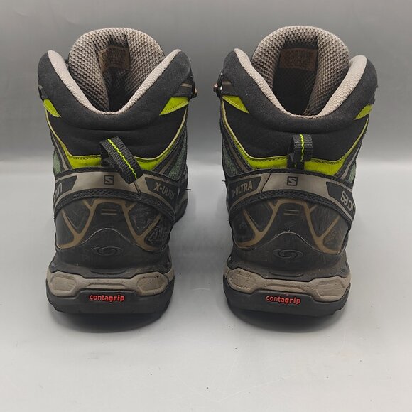 Salomon X Ultra Mid 2 GTX Gore-Tex Hiking Shoes 371032 Green Men's - Picture 10 of 11